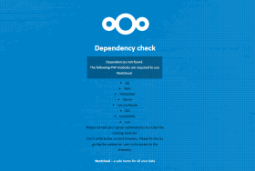 Nextcloud Installation Dependency Check