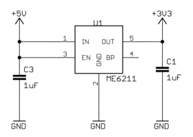 ESP8266: ME6211 Step-Down-Modul