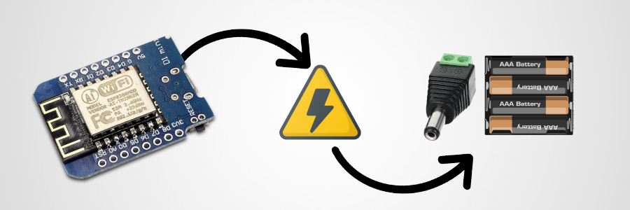 ESP8266: externe Stromversorgung